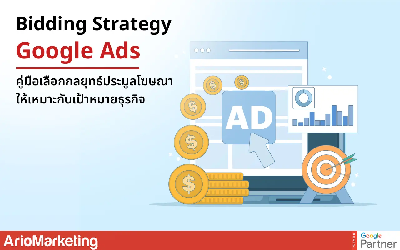 Bidding Strategy Google Ads คู่มือเลือกกลยุทธ์ประมูลโฆษณา
